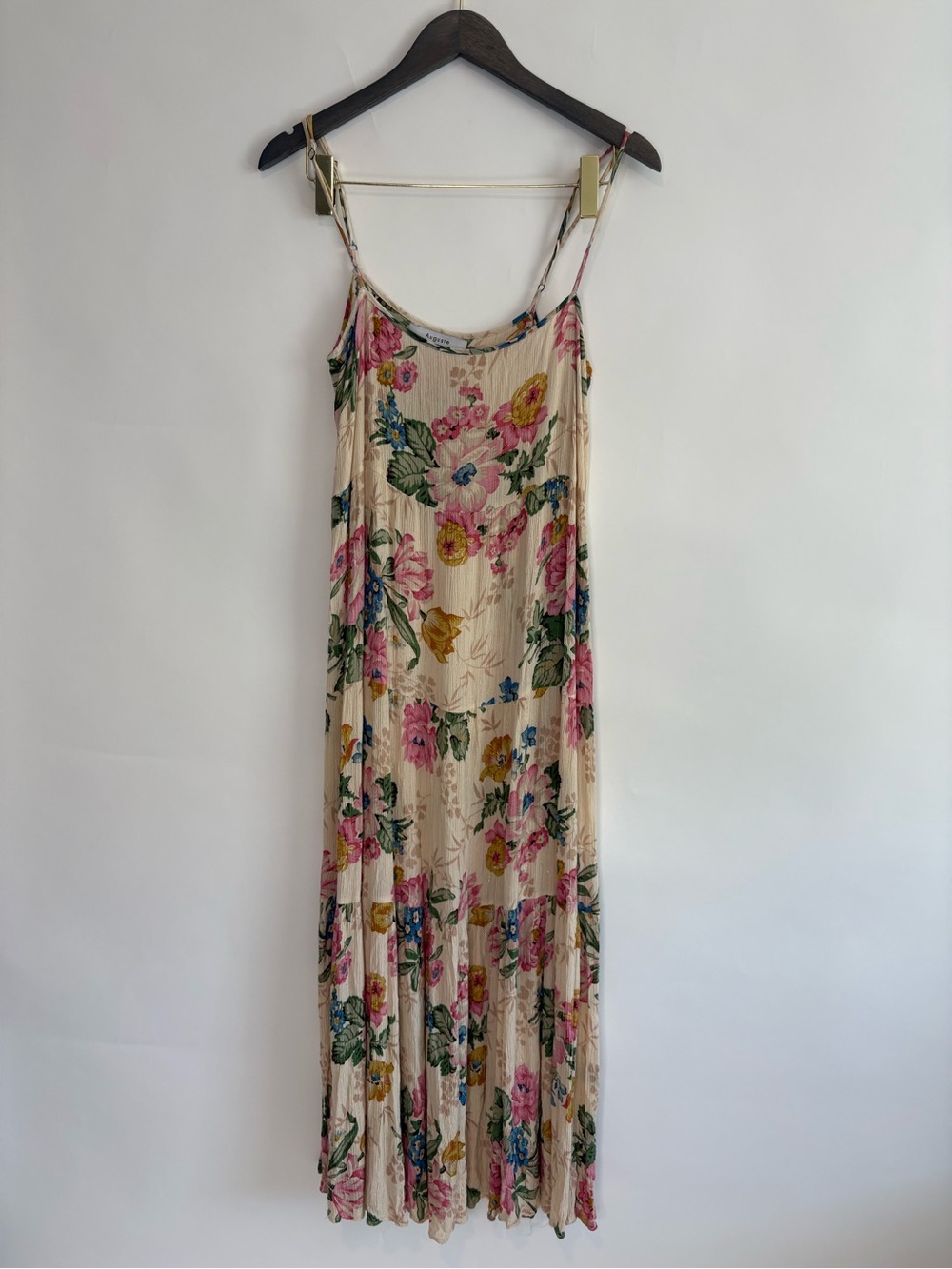 Auguste the Label Womens Boho Floral Nude Pink Maxi Dress Cottage Fairy